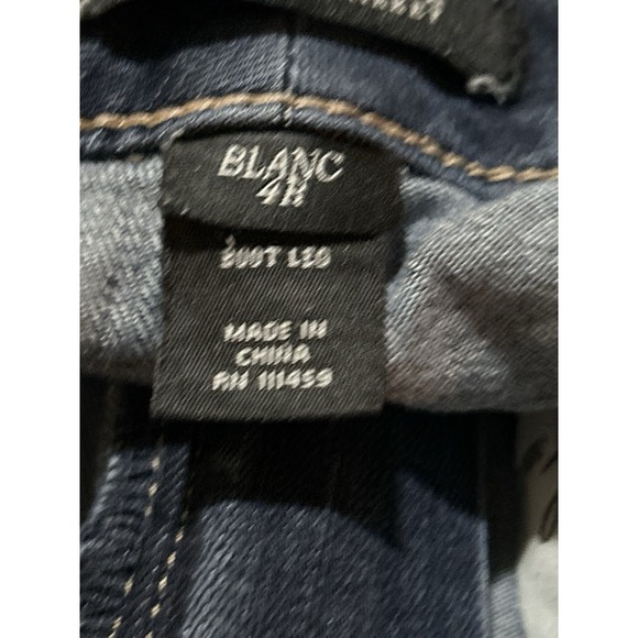 White House Black Market Mid Rise Boot Leg Boot Cut Jeans Blanc 4R - Picture 6 of 7